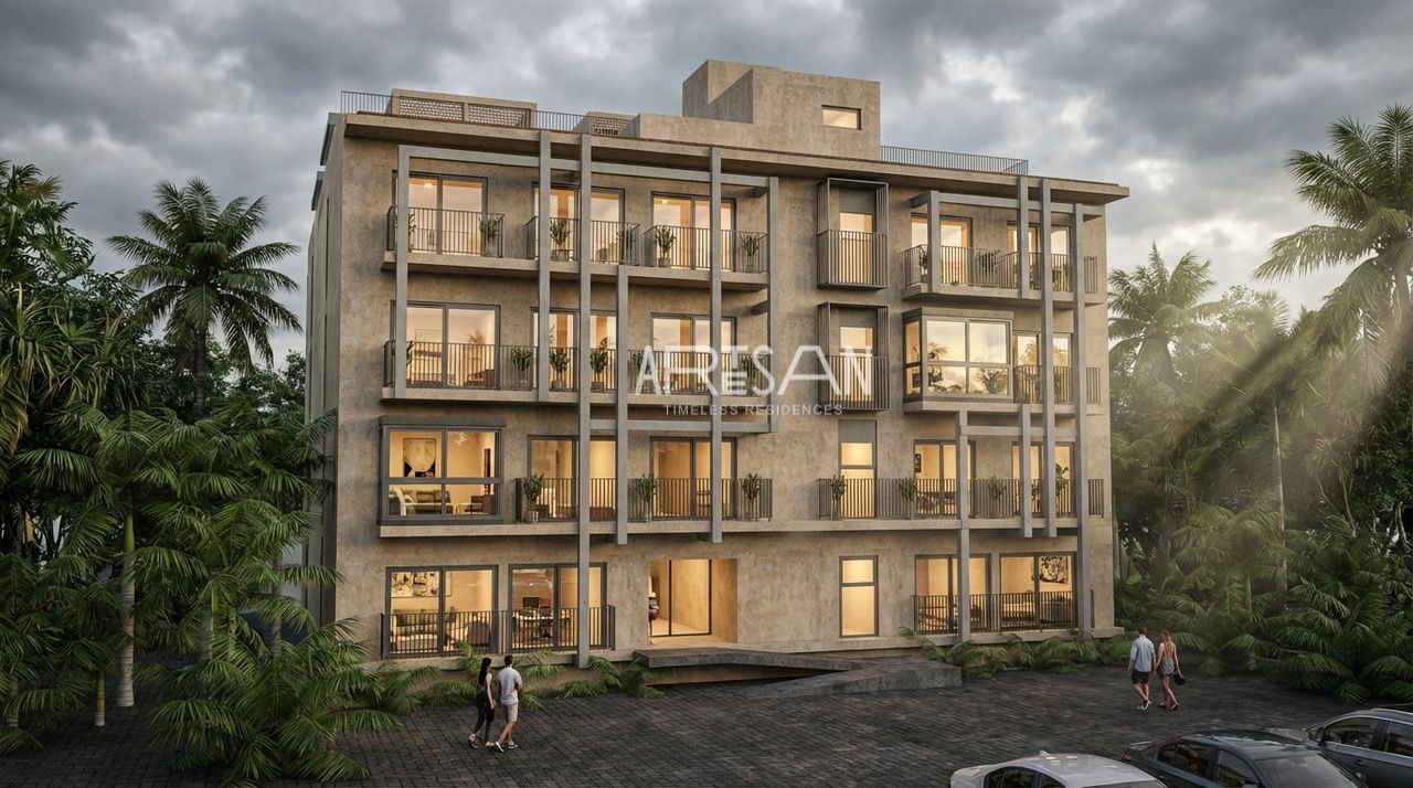 Artesan, an 11-residence building in Puerto Aventuras' marina precinct