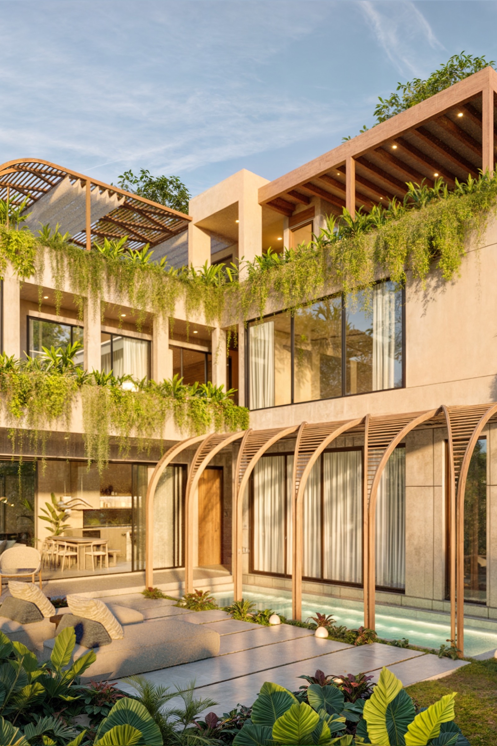 Rendering of Villa Castor at COSMOS by AMARI, Tulum. No photograph of this project exists yet.