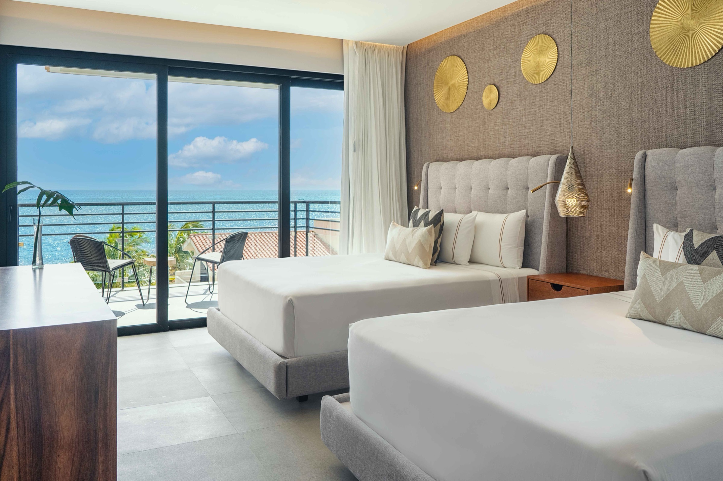 Two-bedroom ocean-view residence interior