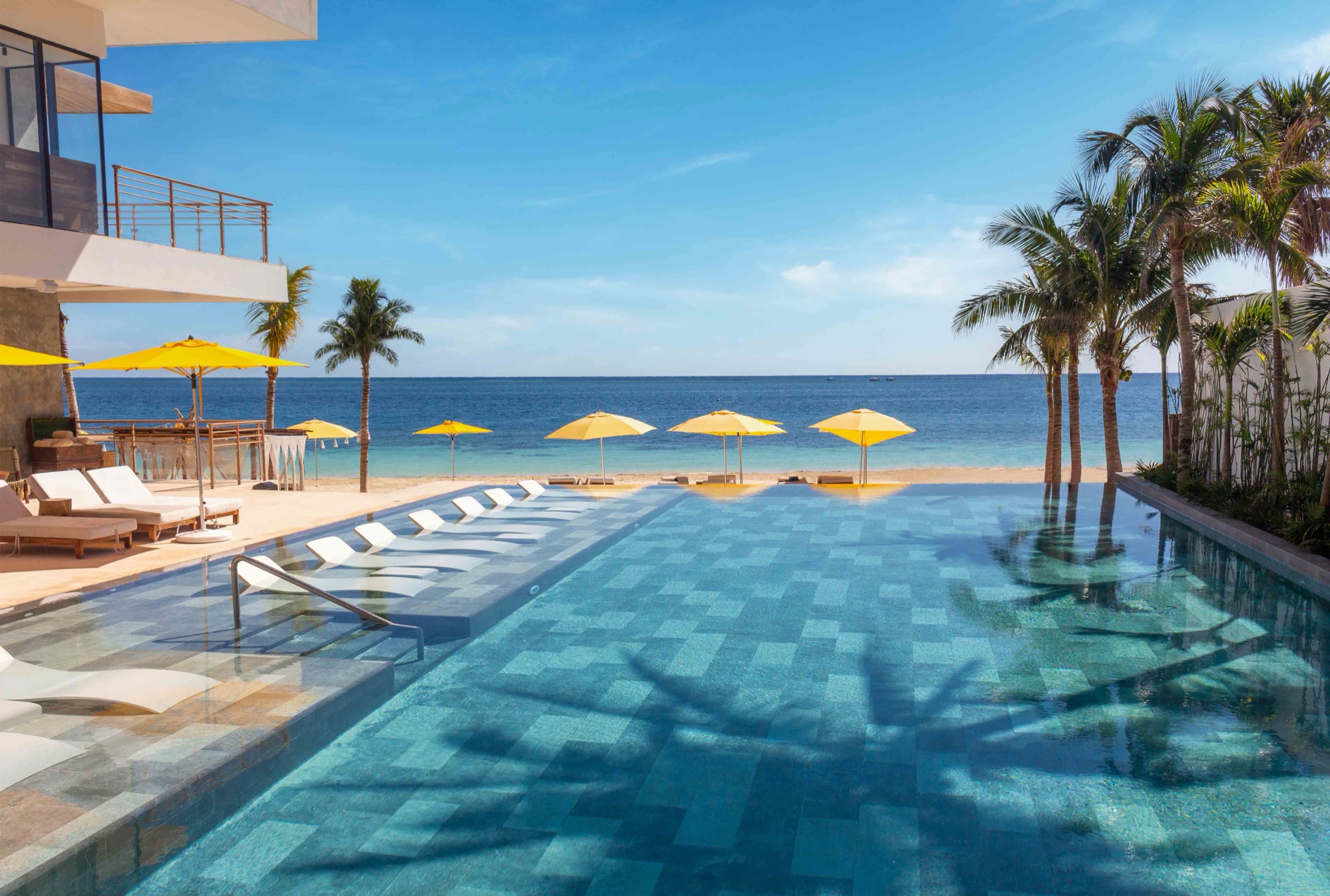 Beachfront dining at RoMarley Beach House