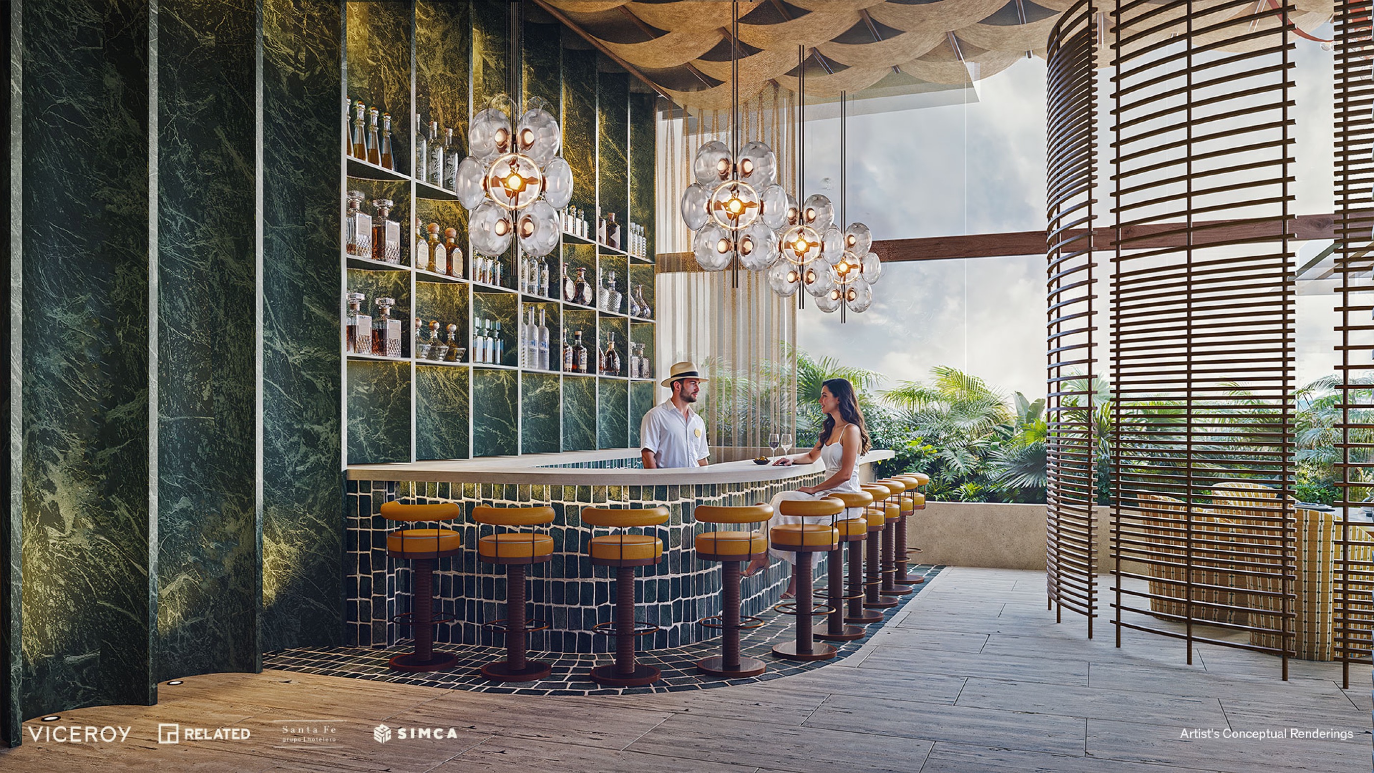 Bar and lounge interior