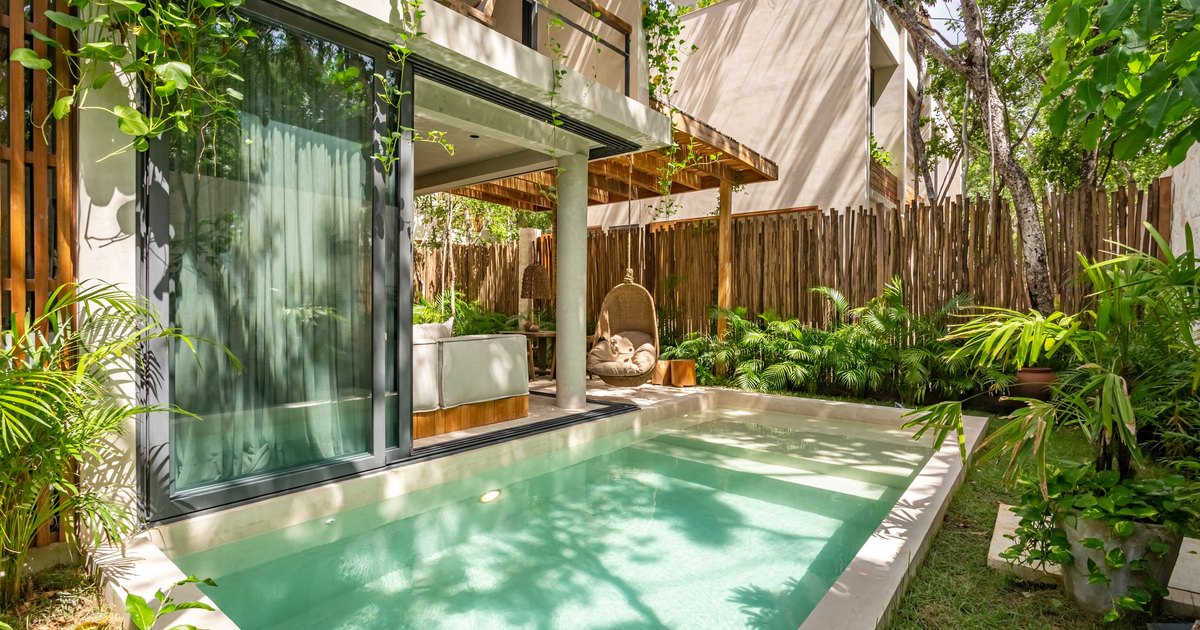 Villa Sol at AMARI Uptown, Tulum, with private pool and jungle facade
